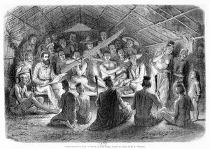 Muzikale soiree in Laos, 1867