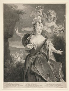 Portret van Marie Anne de Chateauneuf (genaamd Duclos)