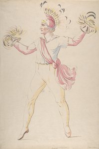 Franconi, Draaiende Vlamkegels, 1768-1810 door Louis Ducros