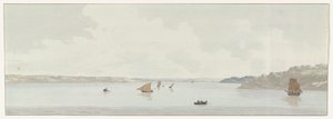 Gezicht op een deel van het Mare Piccolo