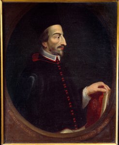 Portret van Cornelius Jansen, bekend als Jansenius door Louis Dutielt