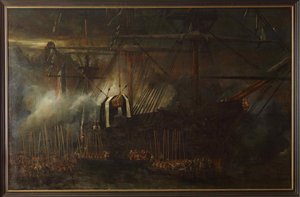 Overdracht van Napoleons as aan boord van de fregat La Belle Poule, 15 oktober 1840, 1843