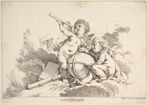 Astronomie door Louis Felix de la Rue