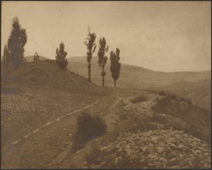 [Landschap met heuvels] door Louis Fleckenstein