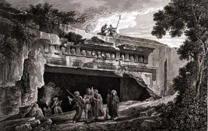 Het grafmonument van de koningen van Juda, plaat 25 uit Volume III van een 