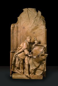 Modello voor het monument voor George Frideric Handel in Westminster Abbey door Louis Francois Roubillac