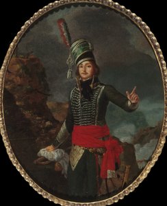 Portret van generaal François Séverin Marceau-Desgraviers 1769-1796, ca. 1796 door Louis François Sergent Marceau