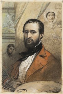 Zelfportret door Louis Gallait