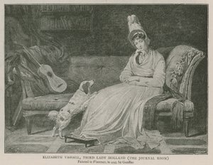 Elizabeth Vassall, derde Lady Holland door Louis Gauffier