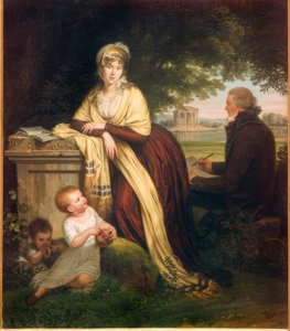 Louis Gauffier, Zelfportret met vrouw en kinderen