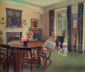 Een Juni Interieur door Louis Ginnett