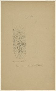 McVickers Theater, Chicago, Illinois, Schets door Louis H. Sullivan