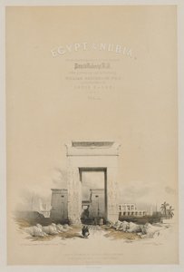 Egypte en Nubië: Frontispice Volume V, 1849 door Louis Haghe