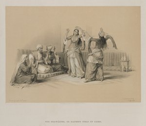 Egypte en Nubië, Deel III: Dansmeisjes in Caïro door Louis Haghe