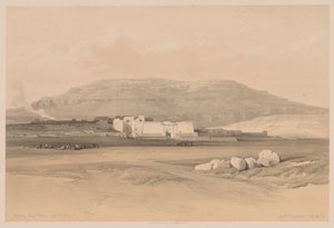 Egypte en Nubië: Deel II - Nr. 20, Medinet Abou, Thebe, 1838