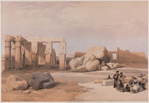 Egypte en Nubië, Deel II: Fragmenten van de Grote Kolossen bij het Memnonium, Thebe