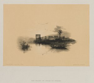 Egypte en Nubië, Deel II: Eiland Philae, aan de Nijl, Nubië door Louis Haghe