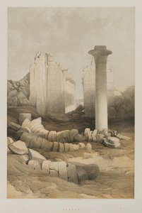 Egypte en Nubië, Deel II: Karnak, 1848 door Louis Haghe