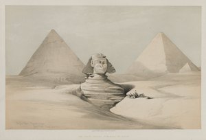 Egypte en Nubië, Volume I: De Grote Sfinx, Piramides van Gezeeh, 1846