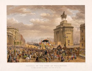 Begrafenis van de Hertog van Wellington, 18 november 1852