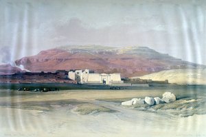 Medinet Abou, Thebe, 8 december 1832, Egypte, 19e eeuw
