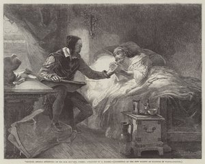 Michelangelo die voor zijn Zieke Dienaar Urbino Zorgt