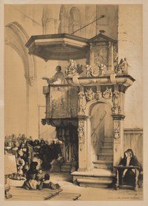 Schetsen in België en Duitsland, Eerste Serie, Preekstoel in de Kathedraal van Trier
