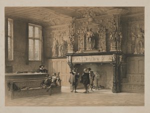 Schetsen in België en Duitsland, Deel I: Hal van Justitie van de Magistraten du Franc, Brugge, 1840