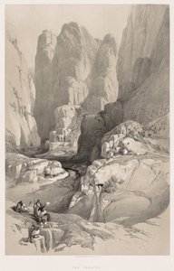Het Heilige Land, Syrië, Idumea, Arabië, Egypte & Nubië Deel III: Ingang naar Petra, 1842