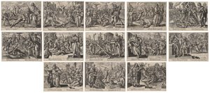 Christus, St. Paulus en de Twaalf Apostelen door Louis Hayet