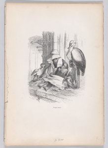 Ik was een weduwe uit Scènes uit het Privé- en Openbare Leven van Dieren, ca. 1837-47