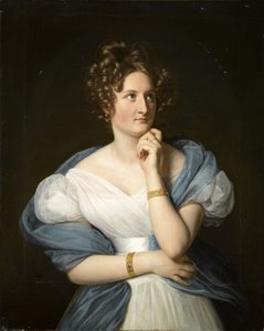 Delphine Gay door Louis Hersent