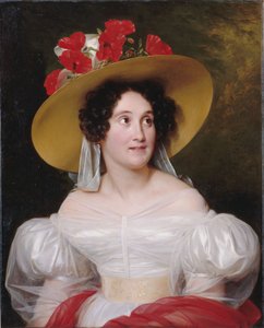 Portret van Madame Arachequesne, 1831 door Louise Marie Jeanne Hersent