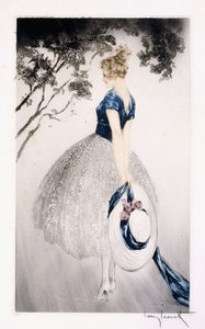 In het Nest, c.1922 door Louis Icart
