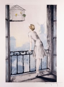 Montmartre door Louis Icart