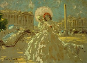 Place de la Concorde door Louis Icart
