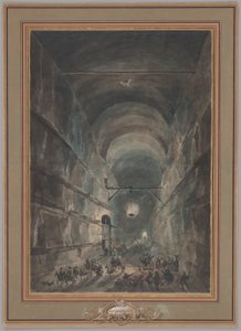 De Grot van Posillipo door Louis Jean Desprez