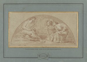 Bespotting van Christus door Louis Jean Jacques Durameau