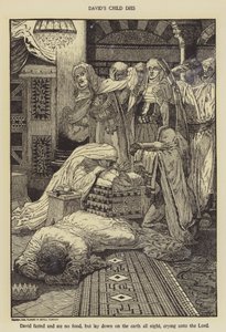 Davids kind sterft door Louis John Rhead