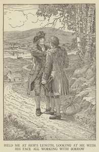 Illustratie voor Kidnapped door Robert Louis Stevenson