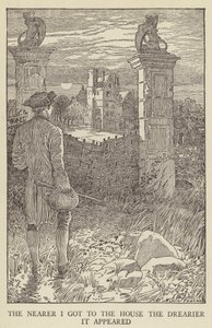 Illustratie voor Kidnapped door Robert Louis Stevenson door Louis John Rhead