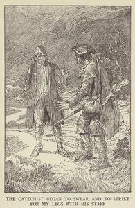 Illustratie voor Kidnapped door Robert Louis Stevenson