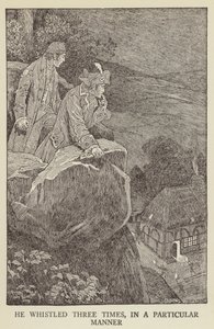 Illustratie voor Kidnapped door Robert Louis Stevenson door Louis John Rhead