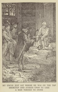 Illustratie voor Kidnapped door Robert Louis Stevenson