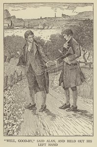Illustratie voor Kidnapped door Robert Louis Stevenson