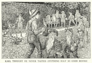 Karl dacht dat hij nog nooit iets zo lekkers had geproefd door Louis John Rhead