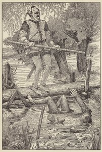 Alsjeblieft, goede kerel, waar ben je nu? door Louis John Rhead