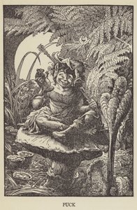 Puck door Louis John Rhead
