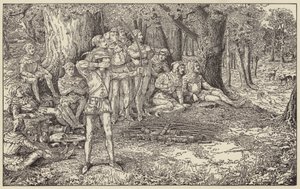 Herinner je, opschepper, het is je hoofd dat wordt gewed door Louis John Rhead