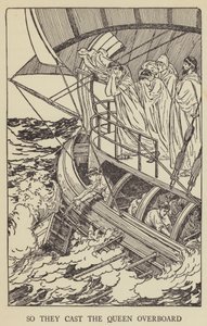 Dus gooiden ze de koningin overboord door Louis John Rhead